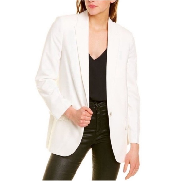 Zadig & Voltaire off-white "Art is Truth" rhinestone embellished blazer NEW - Picture 2 of 14